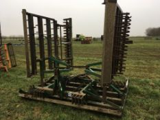 1982 Cousins 6m dutch harrow with flexicoil packer