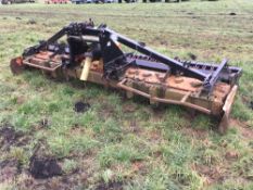 1992 Maschio 4m power harrow with standard packer roller