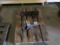 2x 6 inch Record vices for work bench