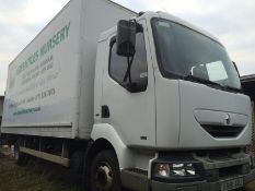 2000, Renault Midlum 150 lorry, 20ft body, rear tail lift, 175,000km, Reg: X881 ARJ,