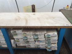 Steel frame work bench