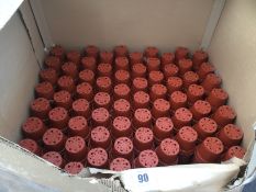 Qty 13cm terracotta pots unused