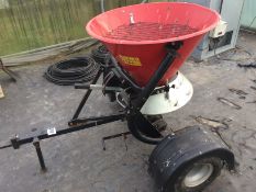 2012 BFS Trailed Rocksalt Spreader, single axle, Model No: TG-180/B4E,