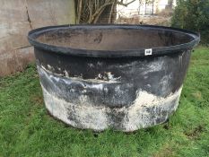 Circular plastic tank