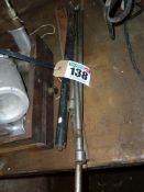 Torque wrench and various extensions