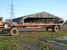 10 metre bale trailer with steel floor.