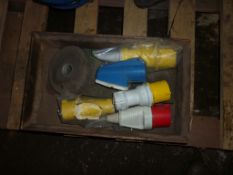 Box of 415V plugs etc