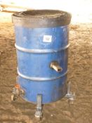 Oil catchment barrel
