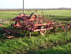 Kongskilde Triple K field 6m cultivator with rear harrow and levelling boards