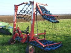 Hatzenbichler Opico hydraulic-folding 6m grass harrow