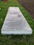 2 aluminium faced insulation boards 20' x 4' x 5