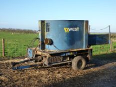 Harry West trailed PTO straw chopper/spreader