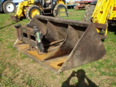 JCB Telehandler soil bucket