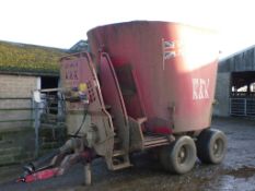 K & K Space Mix 17cum feed trailer