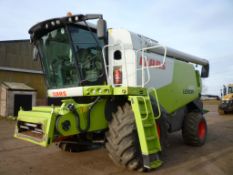 2012 Claas Lexion 660 combine harvester with V750 header Laser Pilot Rape side knife FX12 FVM