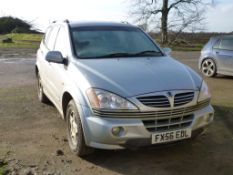 2006 Ssangyong Kyron S 4WD Automatic estate car. Reg No. FX56 EDL. VIN KPTT0A1KS6P018422.