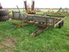 Ferguson and F W Pettitt 3 tonne single axle tipping carts.
