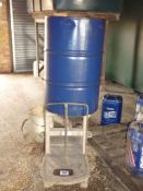 Vintage sack weighing scales