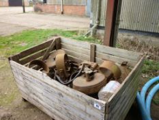 Quantity of Kongskilde depth wheels and tines