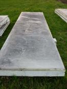 1 aluminium faced insulation board 17' x 4' x 5