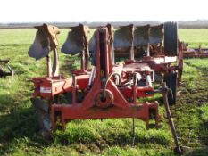 2005 Gregoire Besson 6 furrow vari-width reversible plough. Serial No. 712150