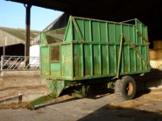 1978 Ray Larrington 14 tonne metal body silage trailer. Serial No. 45.