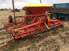 Lely 4m combination drill c/w power harrow