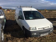 Peugeot Expert van. Reg No: AY03 WGM. Mileage: 85,000.