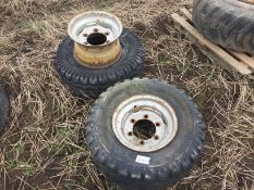 Qty wheels and tyres