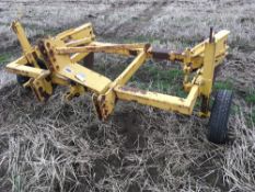 Cooper 2 leg subsoiler with depth wheels