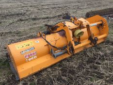 Reco Ferri MHD300 front/rear mounted flail topper with hydraulic side shift