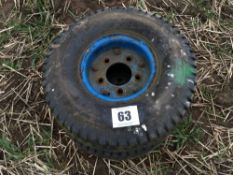 Pair implement wheels