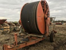 Bauer hose rell irrigator 110/400 no gun or carriage