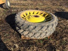 Pair 270/95R48 wheels and tyres