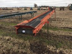 Tong 7.5m x 550mm flat conveyor