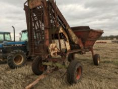 CTM Super 120 sugar beet cleaner loader with Lister diesel engine