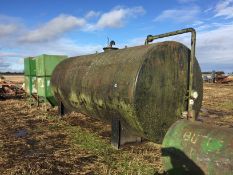 5000gal water tank on stand