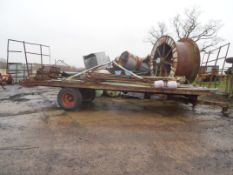 Flatbed 20Ft Single Axle Trailer