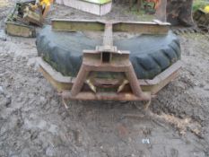 Half Tyre Yard Scraper