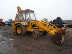 1983 JCB 3CX Site Master 2WD Excavator, Reg: A161 MEG, telescopic back acter,