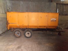Weeks 8 Tonne Grain Trailer - Tandem Axle