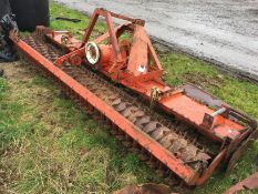 4 Meter Power Harrow c/w crumble roller