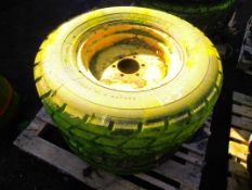 2 No Wheels 6 Stud Rims & 335/65 R18 Tyres