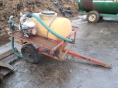Water Bowser with Honda Petrol Engine Pump