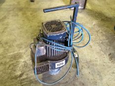 3 Phase pedestal fan