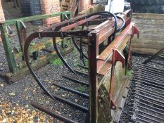 Muck fork with grab to fit JCB