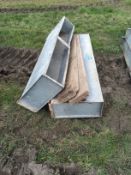 Feed troughs x2