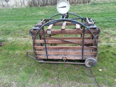 Livestock weighing machine
