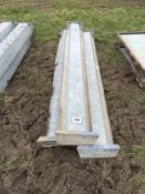 Sheep feeding troughs