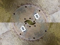 Wheel centres for terra tyres